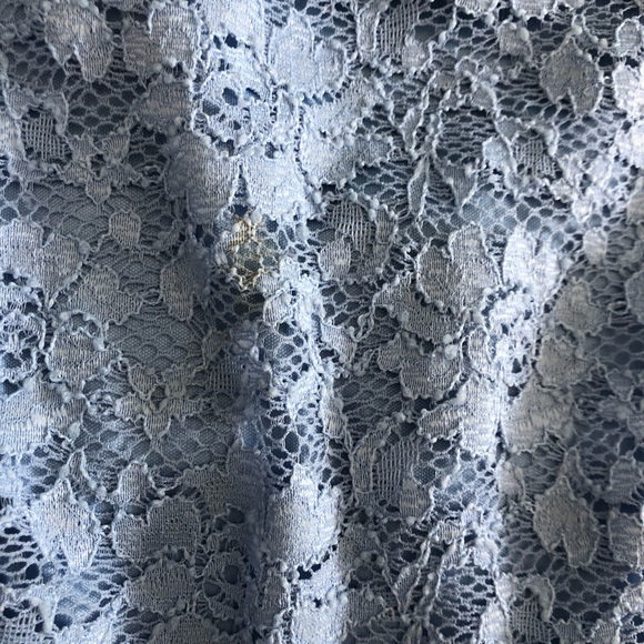 Blue lace petite summer dress - Picture 2 of 10